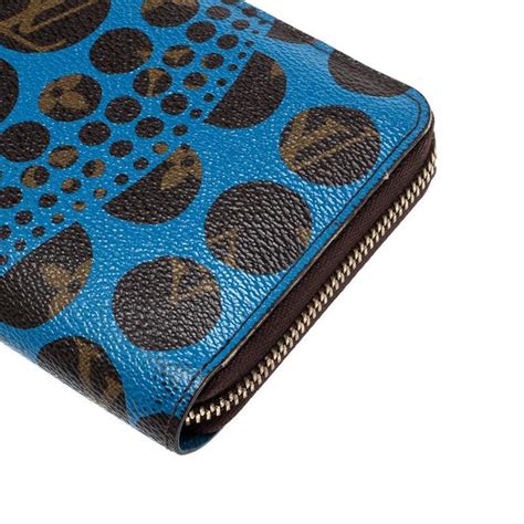 louis vuitton zippy wallet pumpkin dot blue monogram|Zippy Wallet .